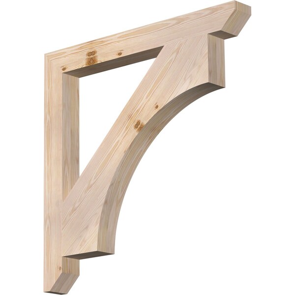 Ekena Millwork Westlake Slat Smooth Bracket, Douglas Fir, 3 1/2"W x 34"D x 34"H BKT04X34X34WTL06SDF - main